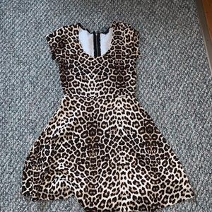 Cheetah print dress